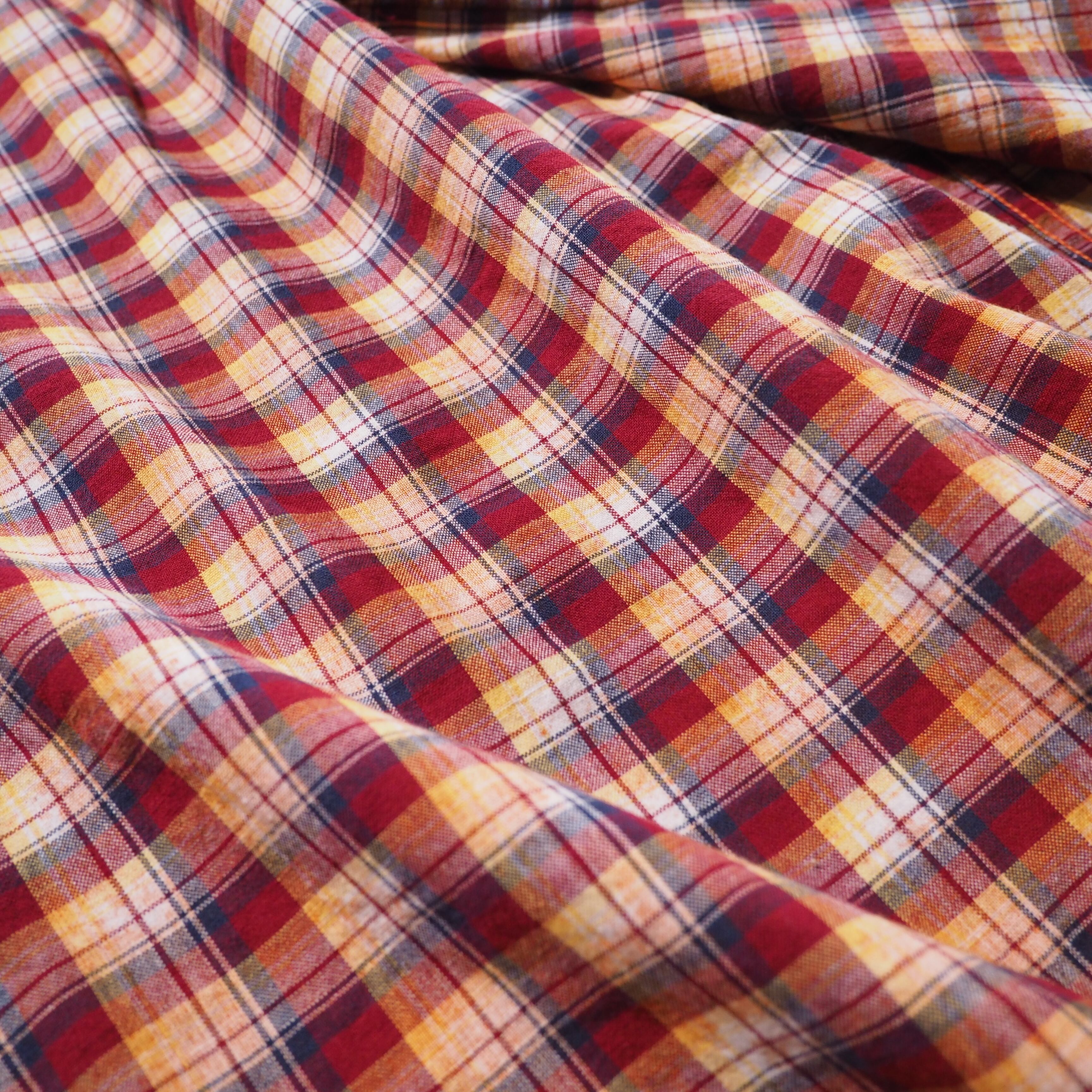 " DIESEL " ” 染色 ” Over silhouette Western shirt