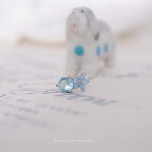 blue flower  ピアス/軟骨ピアス b0866