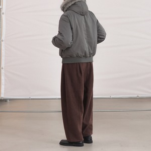 ソフトアーキ・ワイドウールパンツ N3483