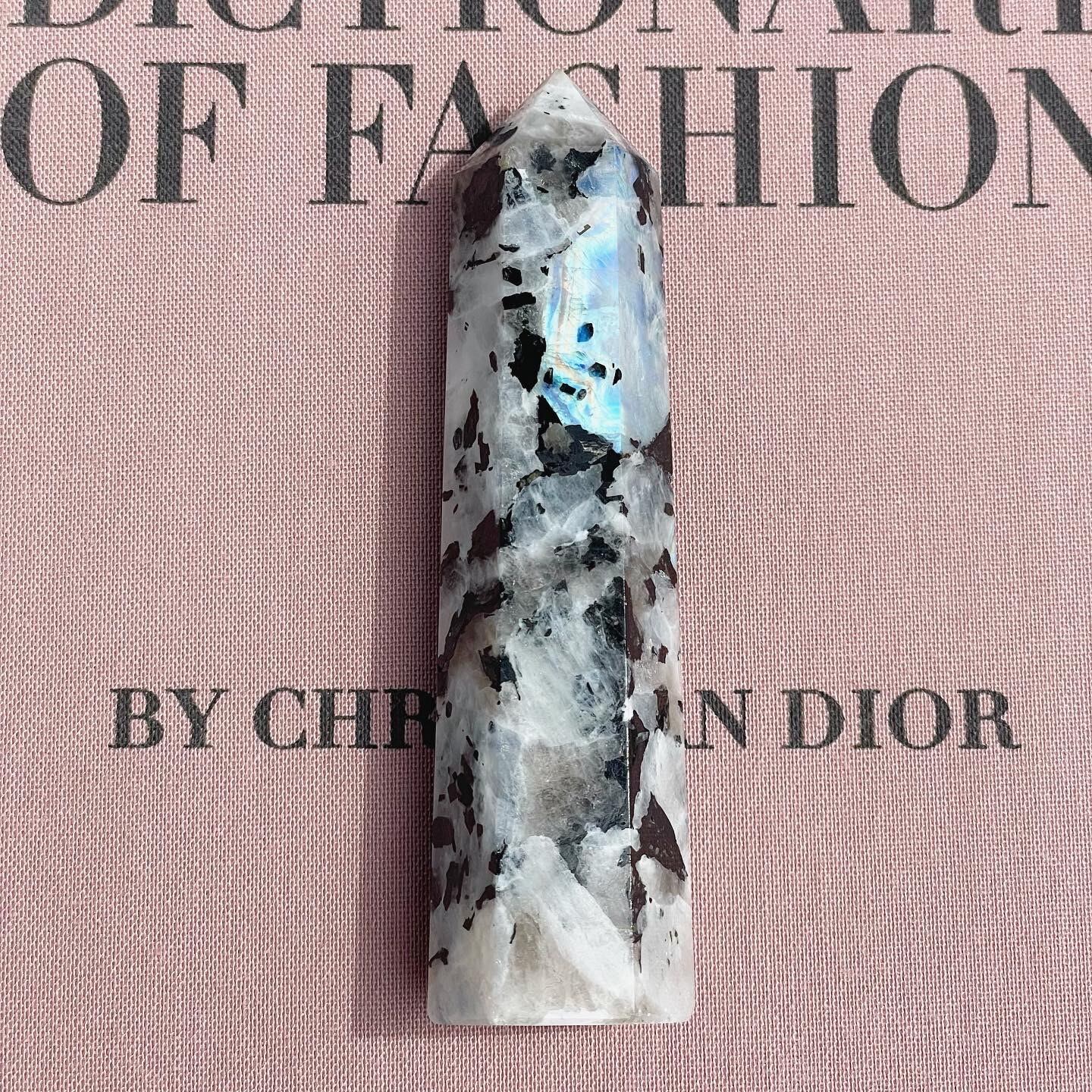 Rainbow Moonstone point 2