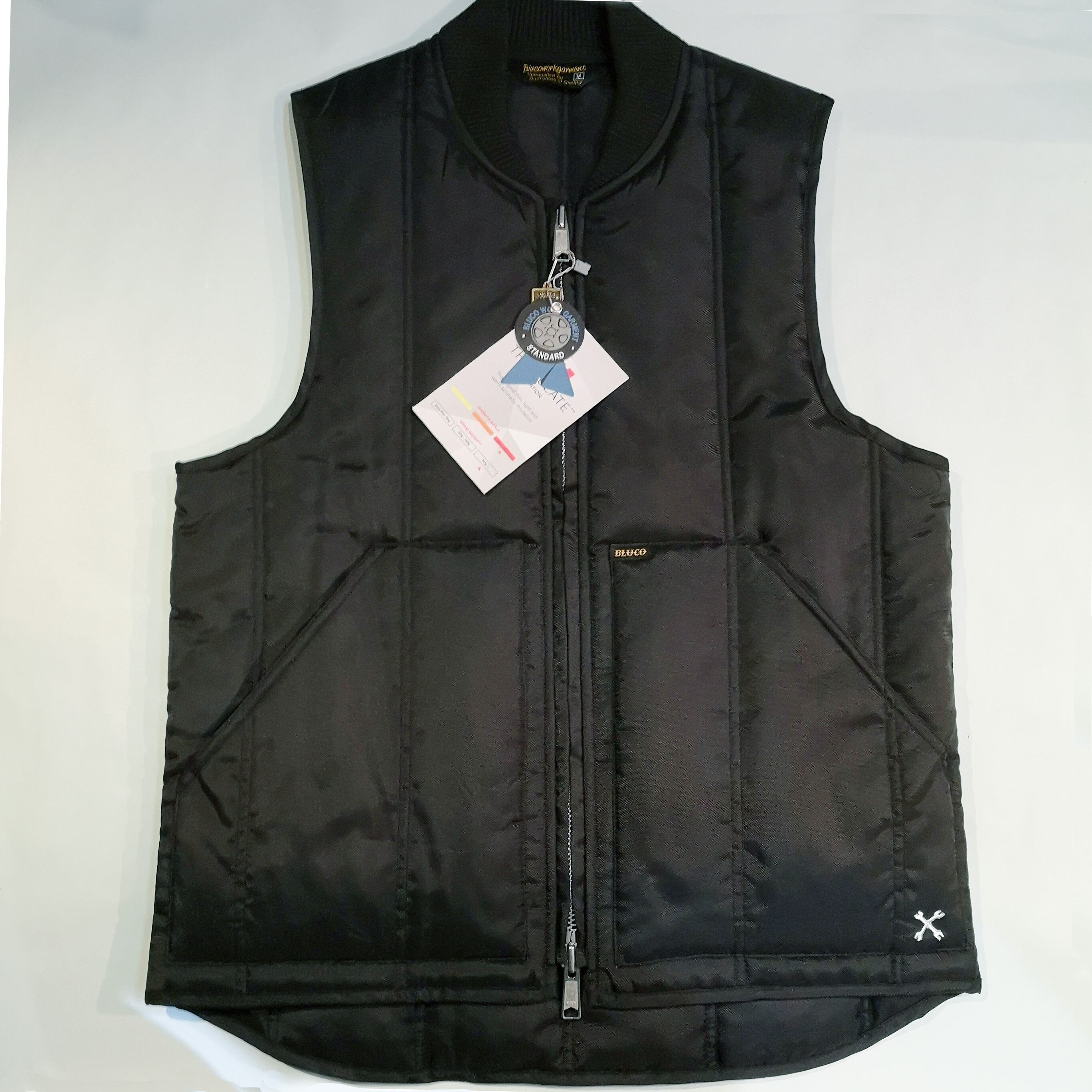 BLACKDALLAS "RIB VEST"(BLACK/GRAY)BLUCO/ブルコ別注ベスト