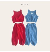 〖取寄〗韓国子供服 / 26winter / Little Hi / キッチュポップピンタックジョガーパンツ / キッズ *XS~XL*