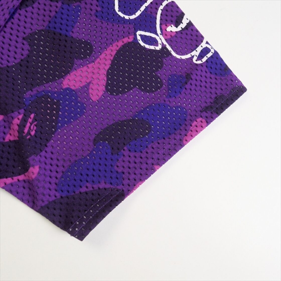 Size【L】 A BATHING APE ア ベイシング エイプ サル迷彩柄BAPEロゴ 