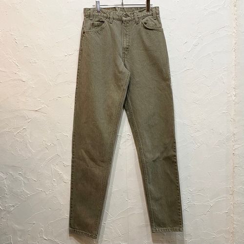 【USED】Levis 550 リーバイス カーキ デニムパンツ USA w32 L36
