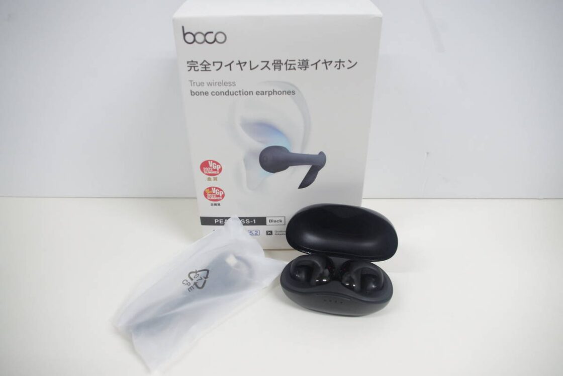 boco PEACE 沸く SS-1 骨伝導イヤホン Bluetooth 5.2