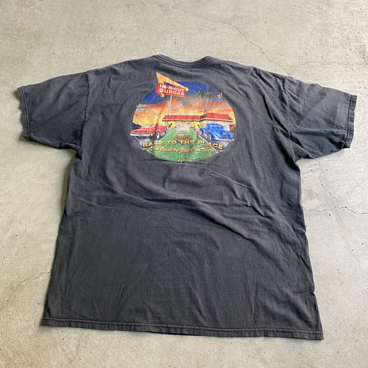 IN-N-OUT BURGER Anniversary 1948-2018 両面プリント アドバタイジングTシャツ メンズXL /eaa332615