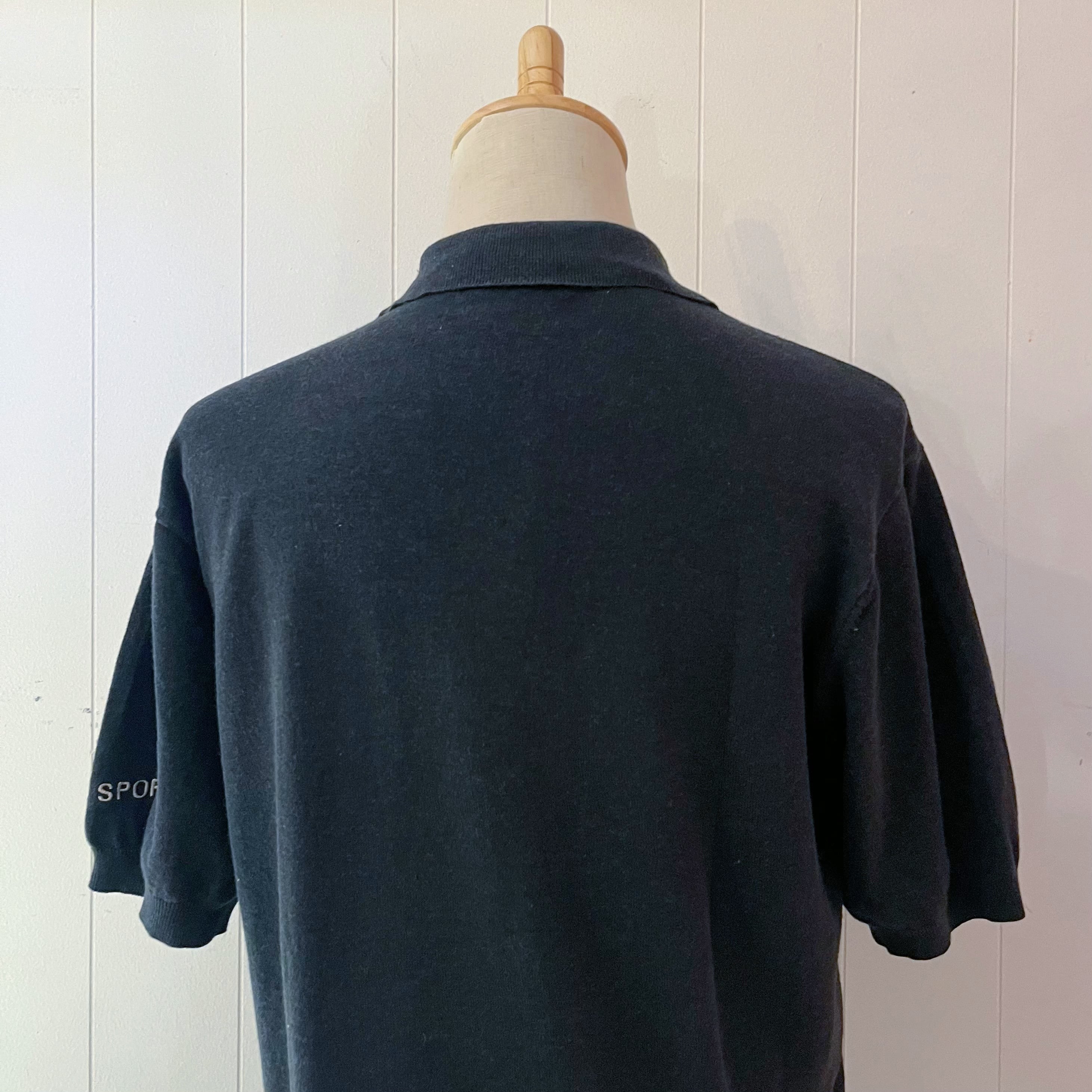 muscle building dog polo shirt