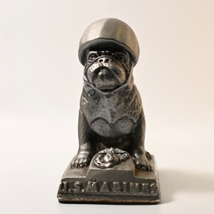 Vintage U.S. MARINES Bulldog Bookend #1