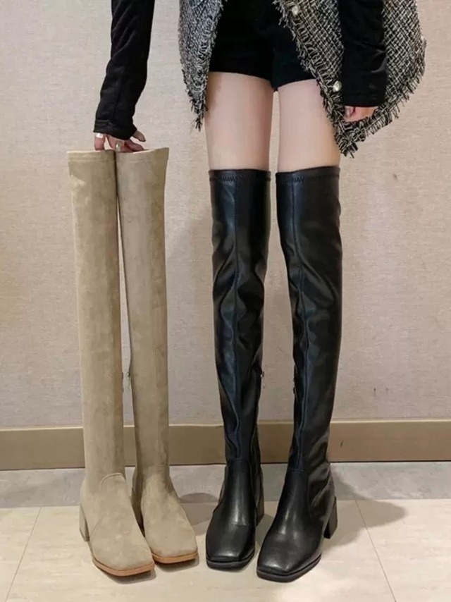 knee boots 2color