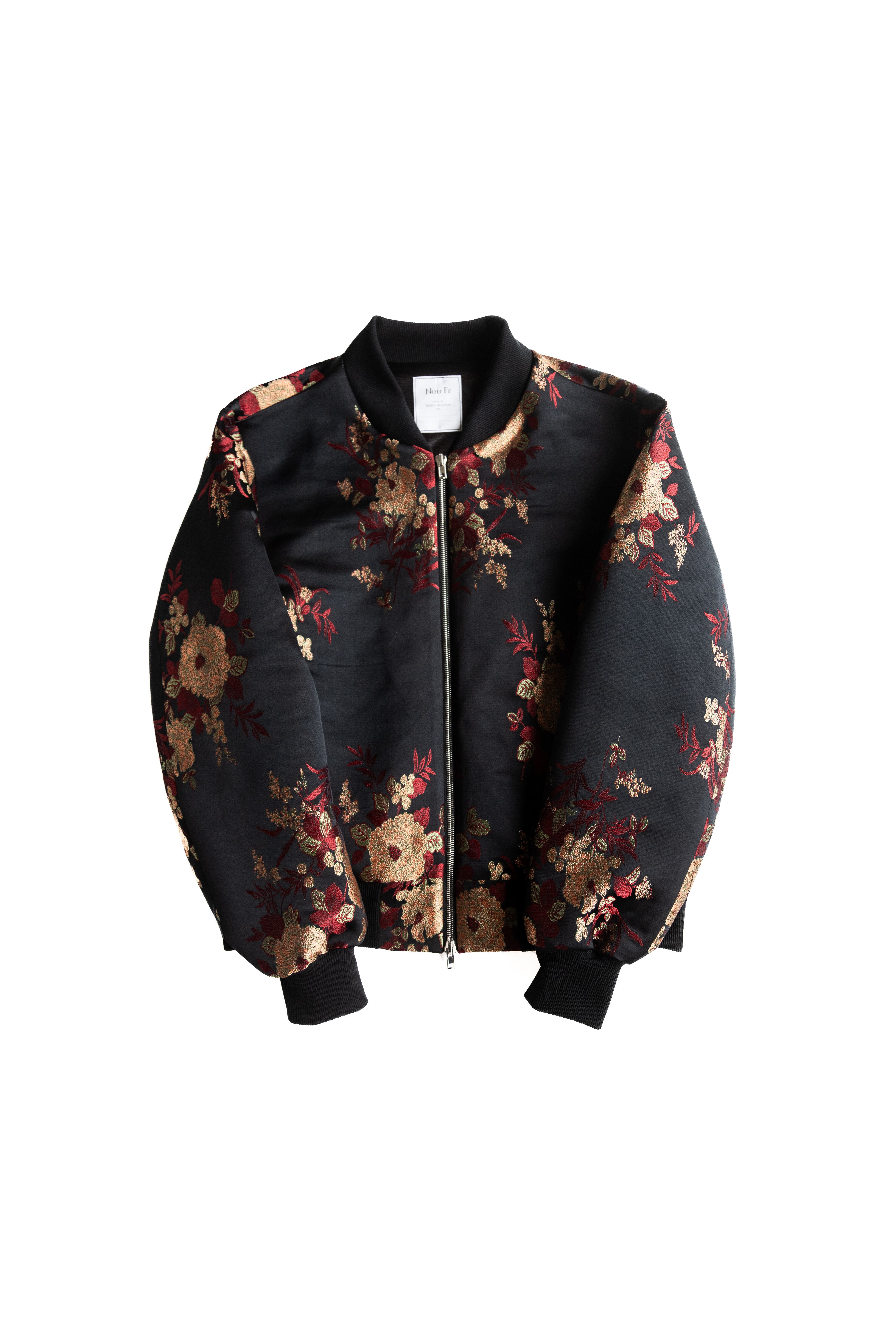 26SSA Crimson flower jacquard blouson | Noir Fr