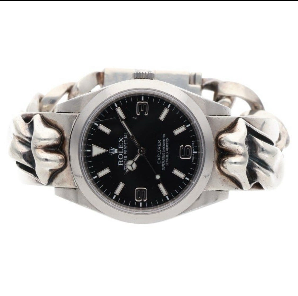 CHROME HEARTS クロムハーツROLEX ロレックス フローラルクロス