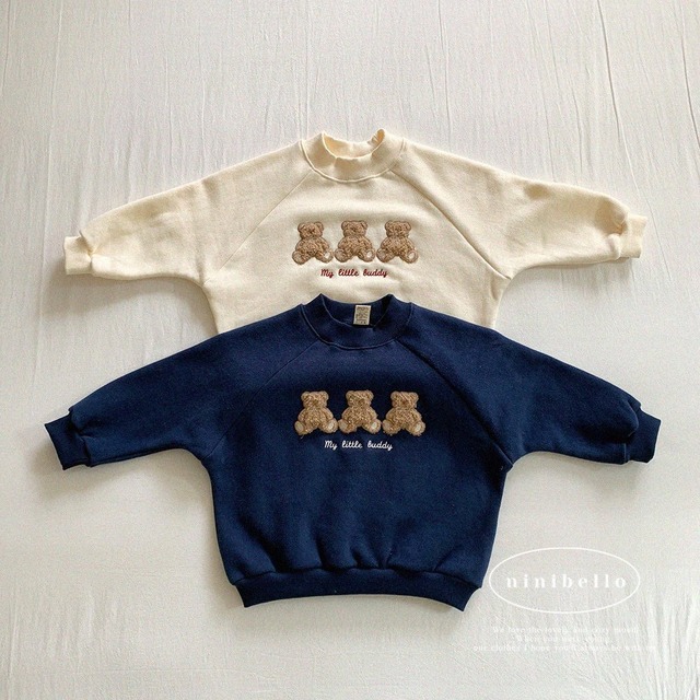 《即納》《ninibello》three bears sweatshirt