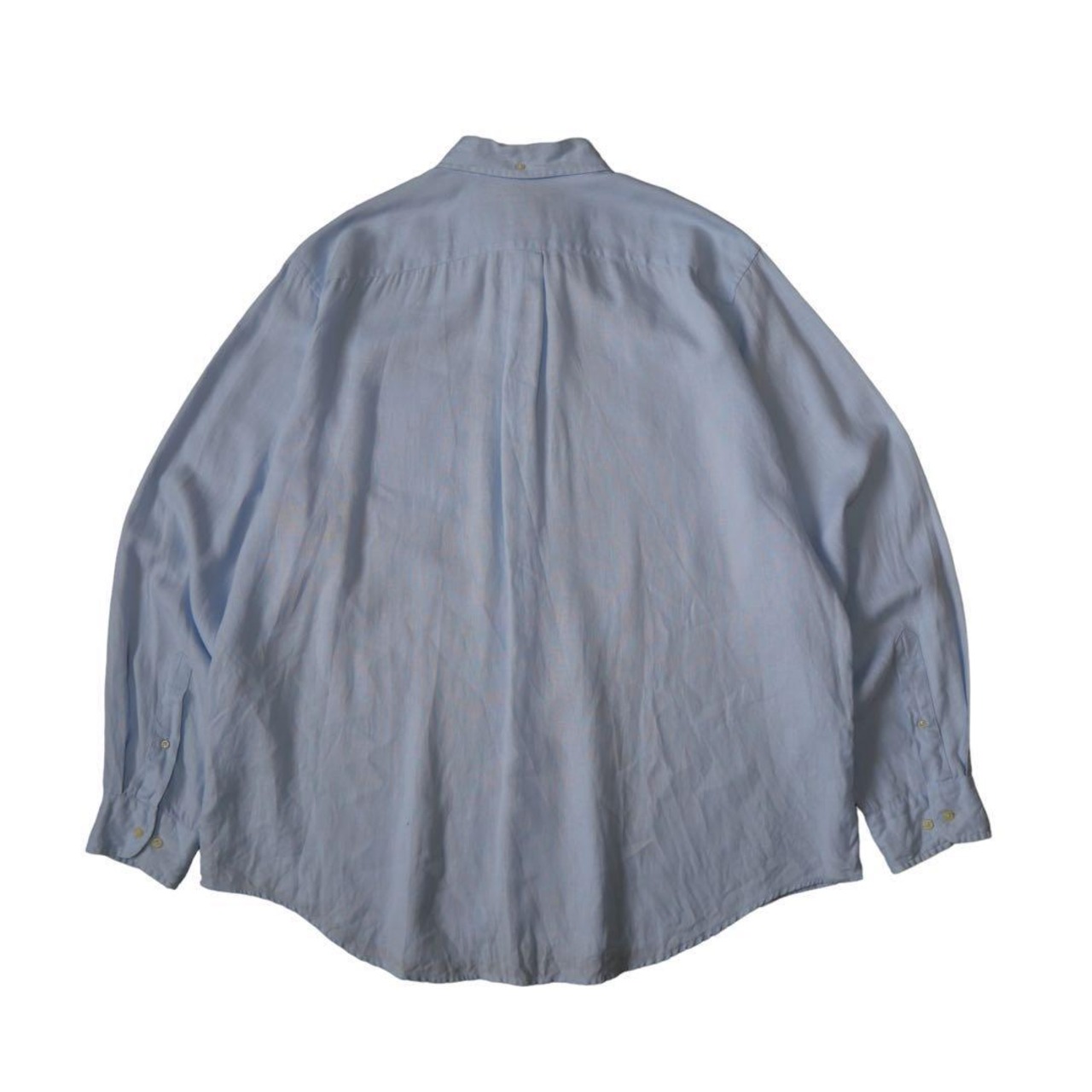“90s LANDS’END” linen shirt 古着屋2000
