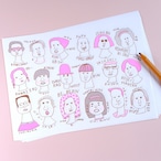 【CHIQON】PAPER IN A5サイズ 便箋「WAO」