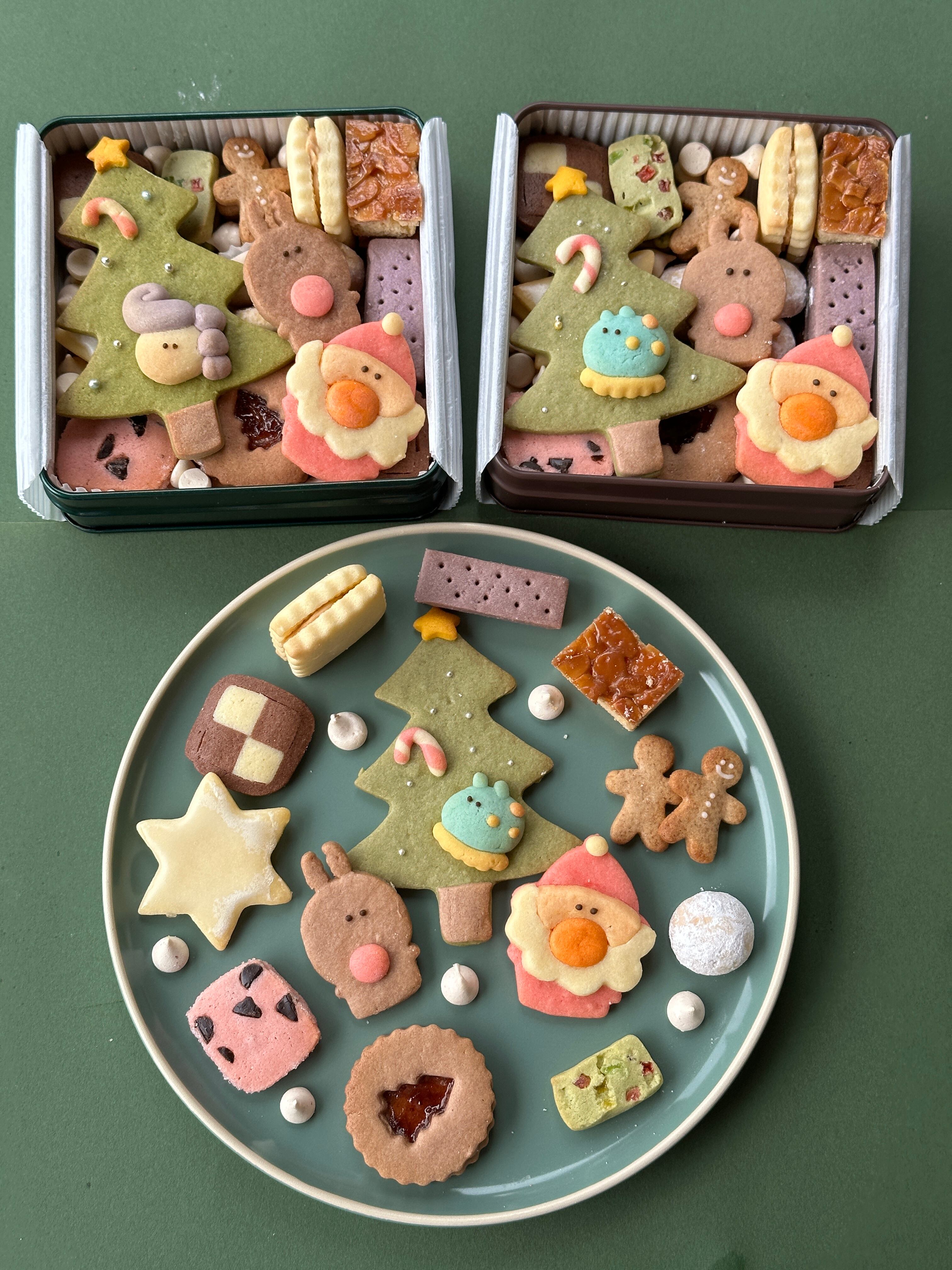 クリスマスクッキー缶