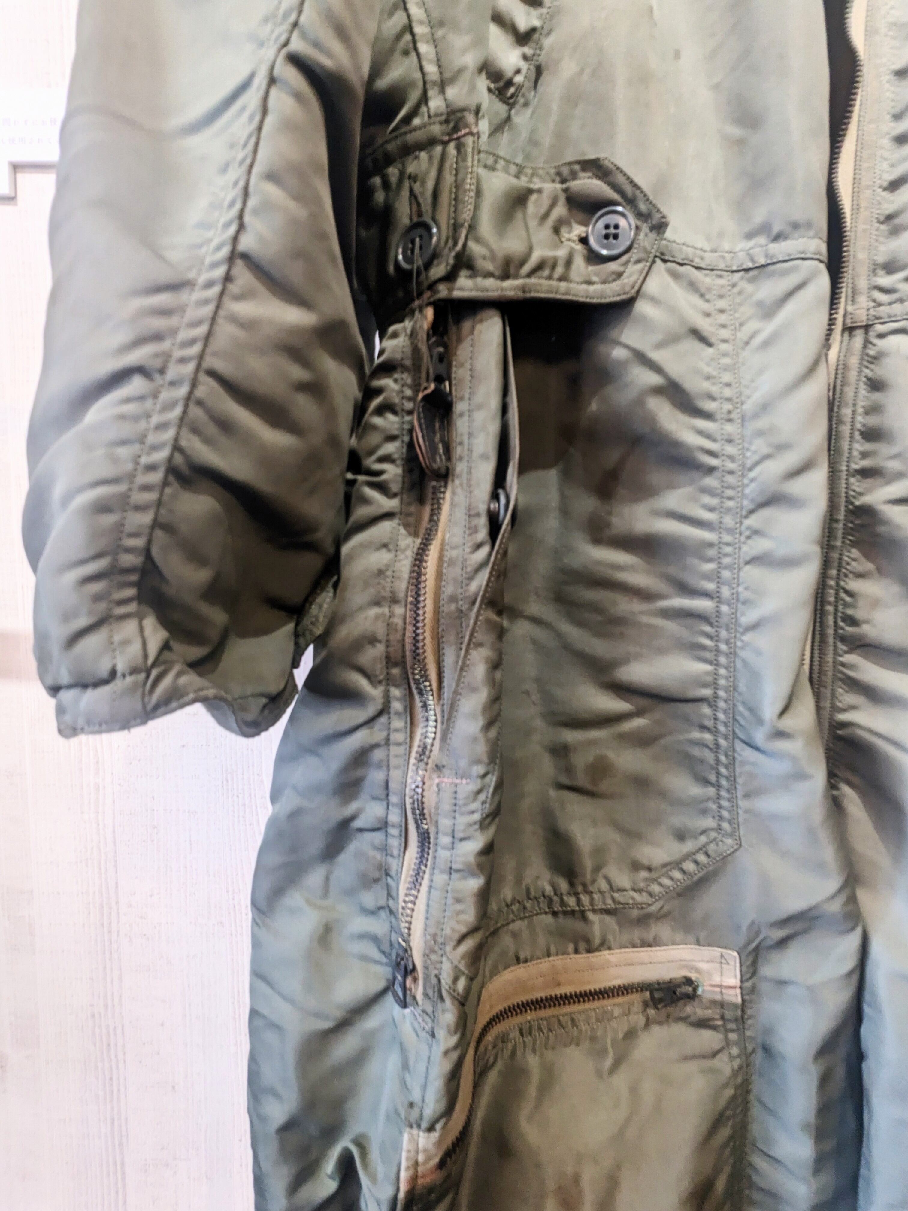 超稀少 VINTAGE（米軍官給品） 1960 USA CWU-1/P フライトカバ－オール