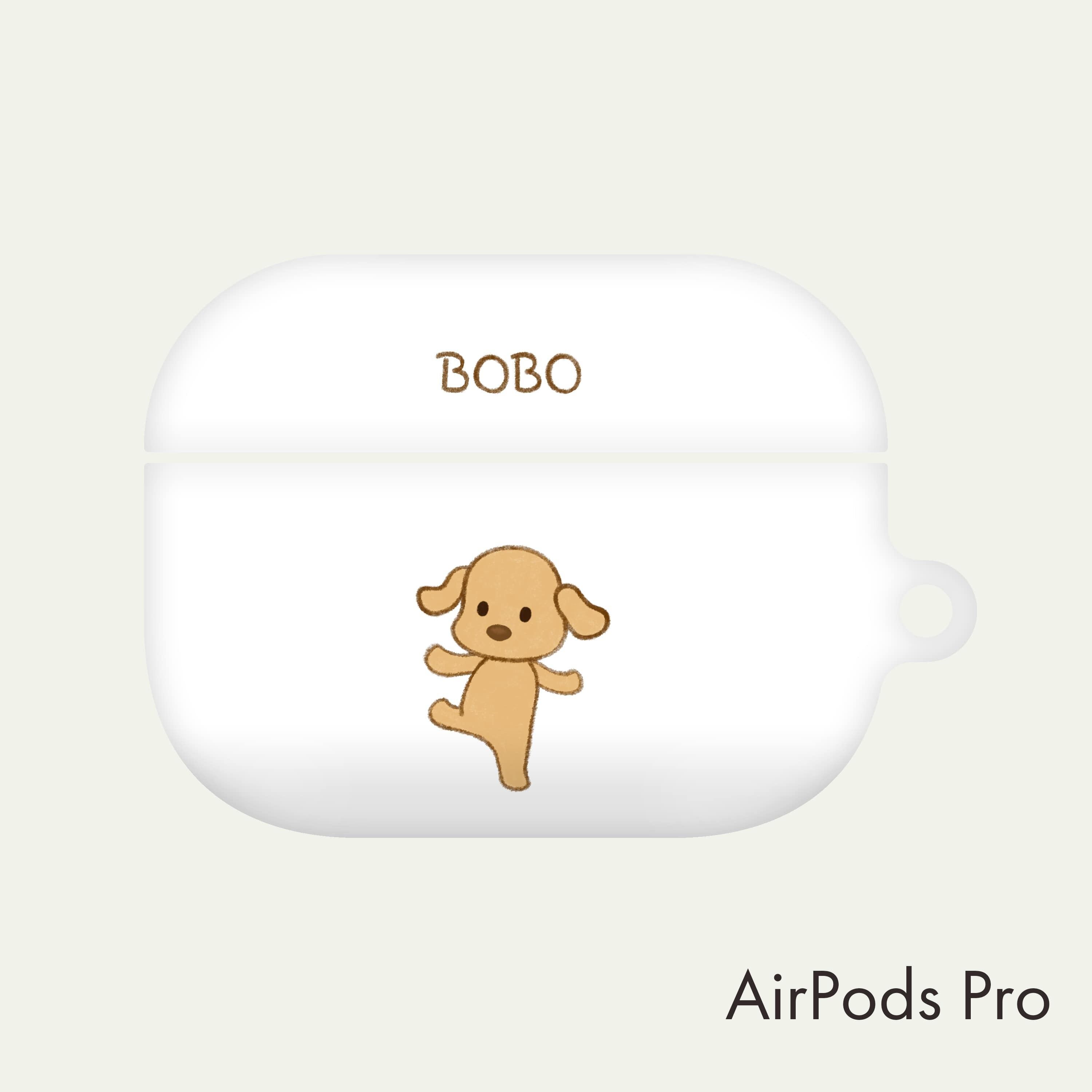 韓国 Airpods Pro ケース Lora 可愛い ほのぼの 動物 イラスト デザイナーズ エアーポッズ プロ カバー いぬ Lr02 韓国スマホケース専門店 Korean Case