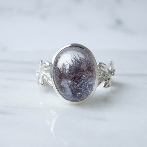 Dumortierite in Quartz デュモルチェライトインクォーツ リング-1