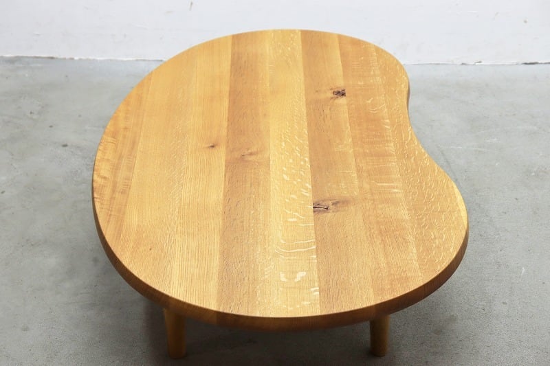 HIDA 飛騨産業キツツキ 森のことば 豆型 リビングテーブル