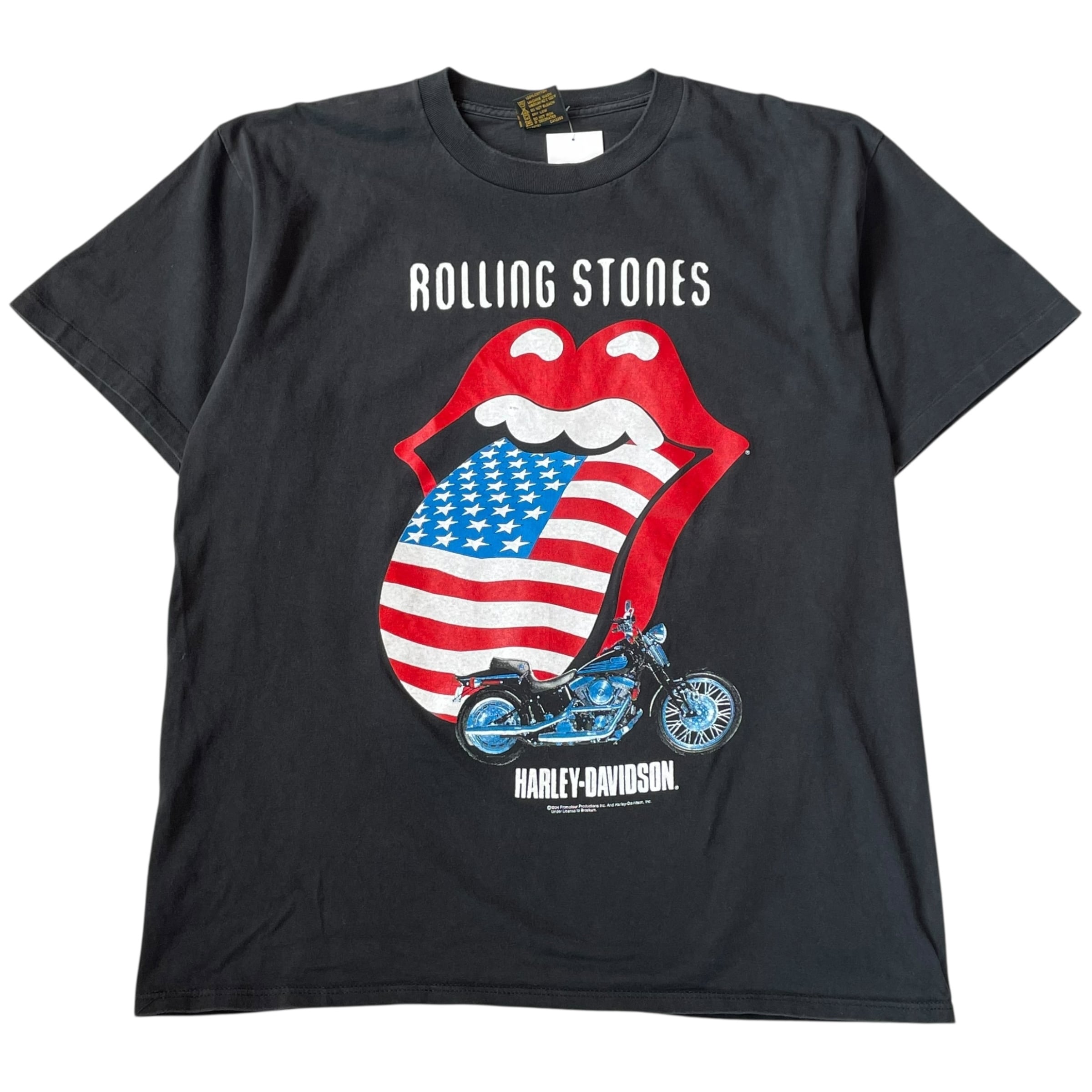 1994s THE ROLLING STONES "Harley-Davidson" T-shirt