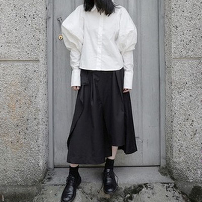 立体袖長袖シャツ BL0220