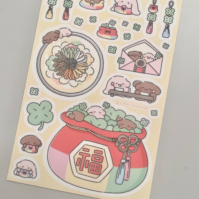 nyung nyung shop〔sticker 福〕