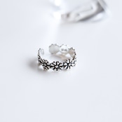 6/19(金)21時新作発売*silver925 フラワー リング