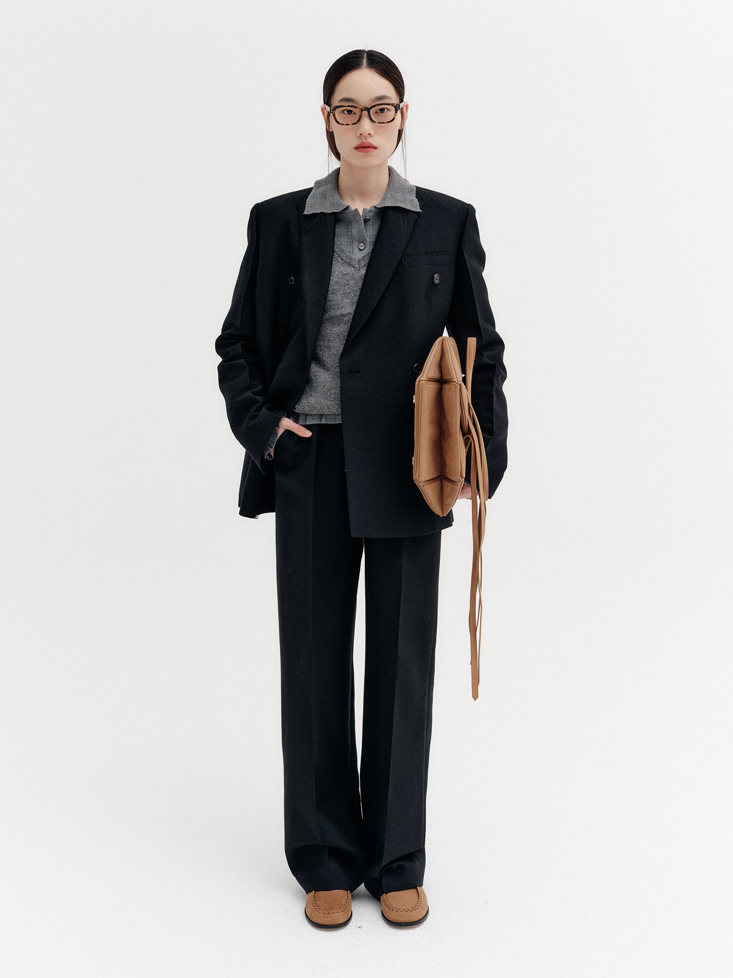 SAN SAN GEAR] 23SS CUBIC PANTS TEAL 正規品 韓国ブランド 韓国通販