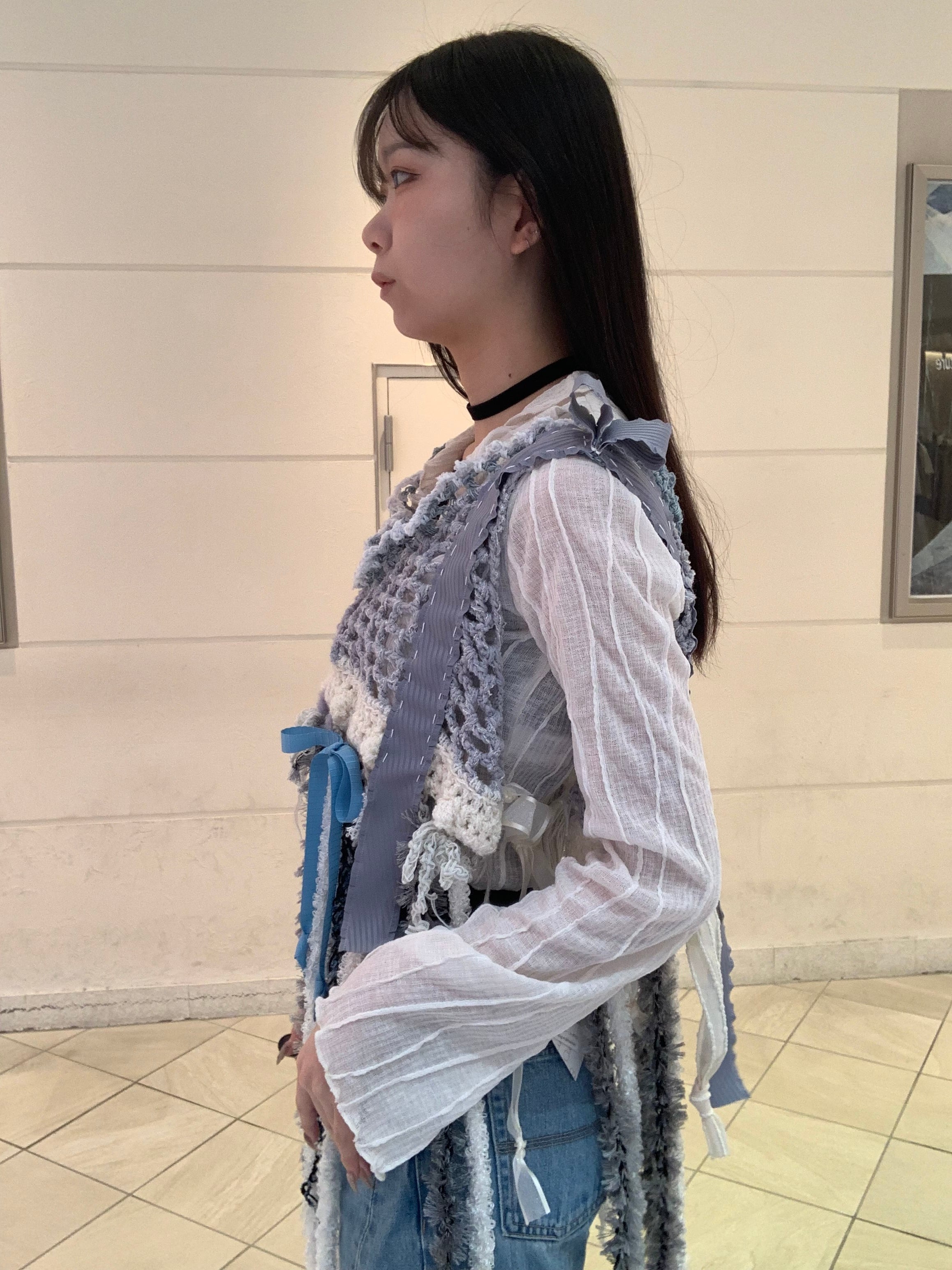 i-mai-main】ひらひらくらげさんのビスチェ(曇り空) | Enmarket ONLINE