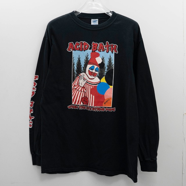 Acid Bath " When The Kite String Pops L/S " M&O L 【A8-405】