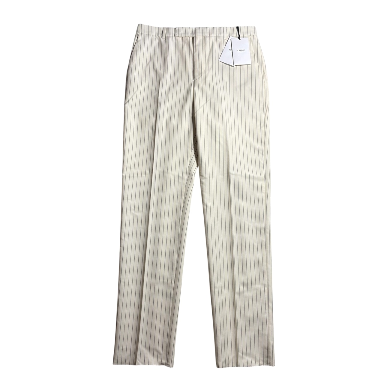 CELINE stripe wool slacks