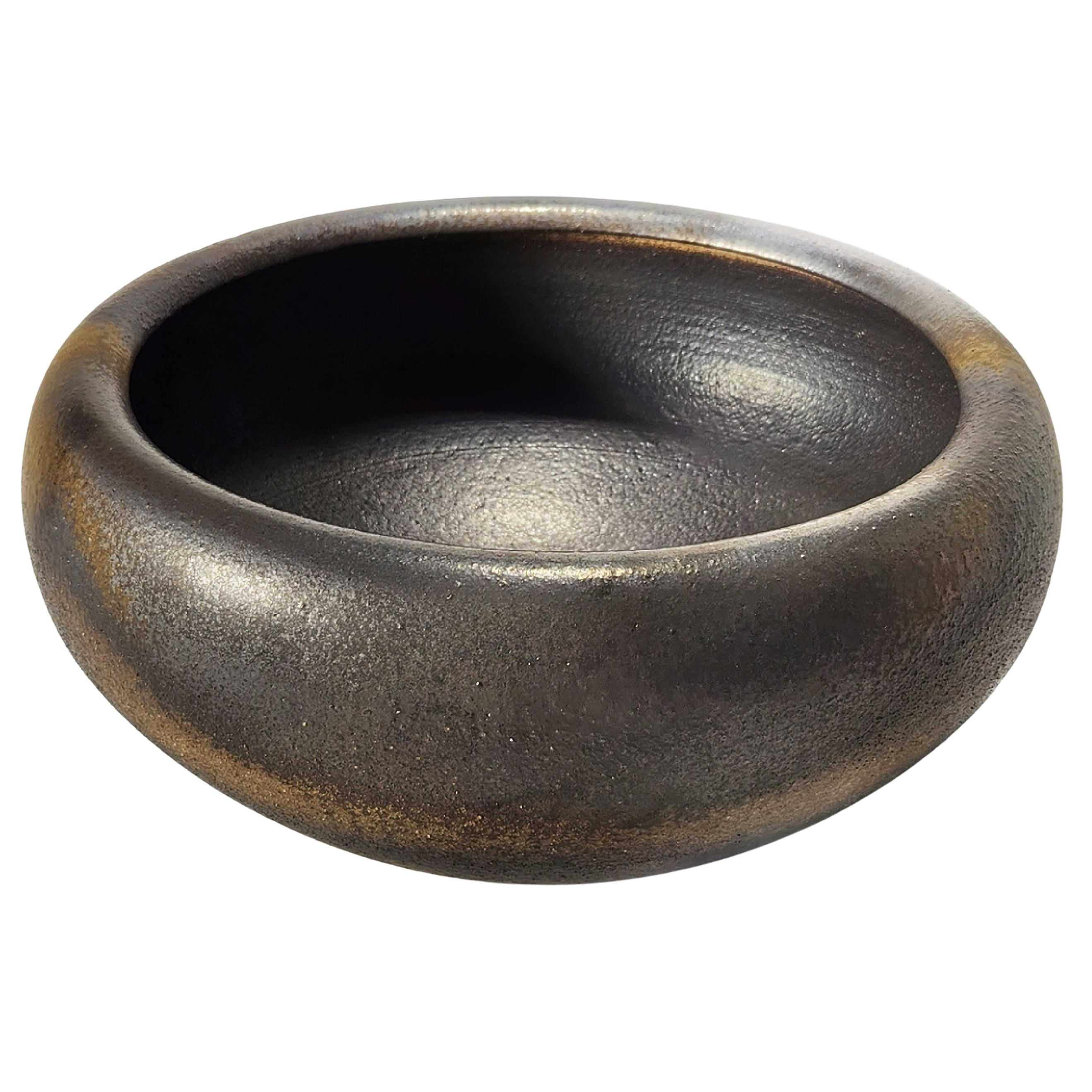 金彩浅型火鉢 11号 4点セット 高級本わら灰付（火箸・五徳・井ゲタ付き