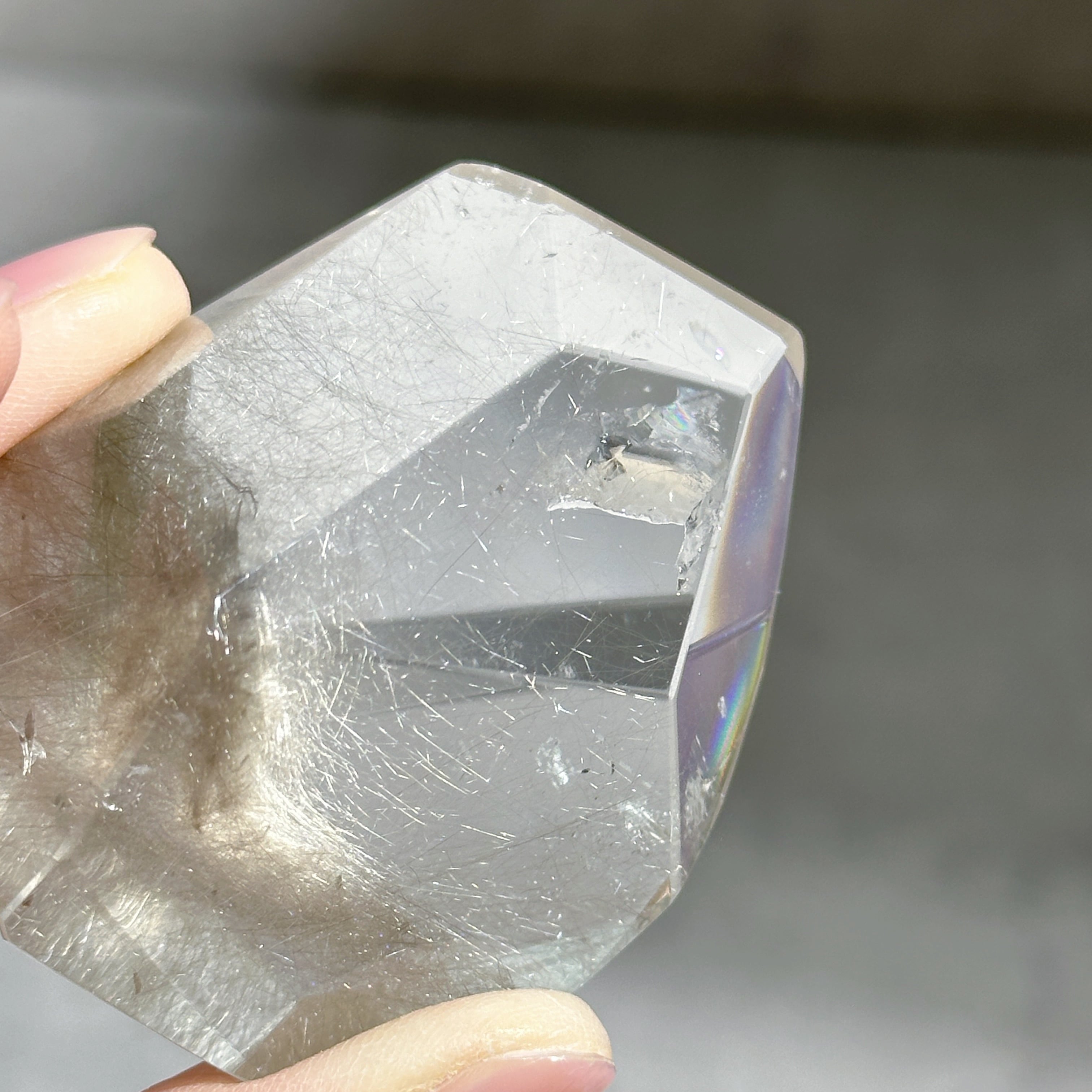 ルチルインクォーツ フリーフォーム33◇ Rutile in Quartz◇天然石