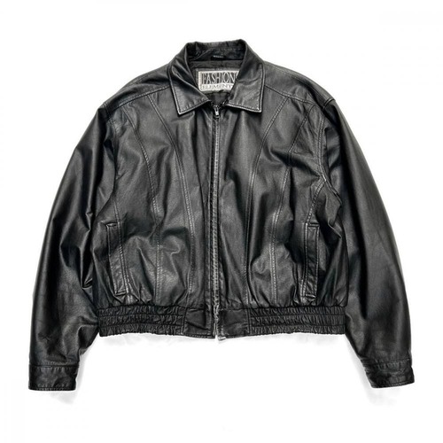 Vintage Leather Jacket [FASHION ELEMENTS] [1990s~] Lamb Black