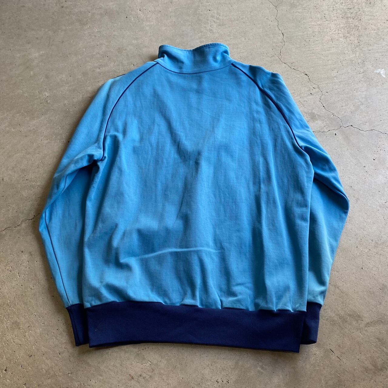 80年代 香港製 adidas アディダス トレフォイル ロゴ フロッキー 