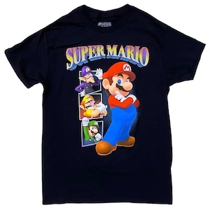 スーパーマリオ マリオ ルイージ ワリオ ワルイージ グラフィック Tシャツ