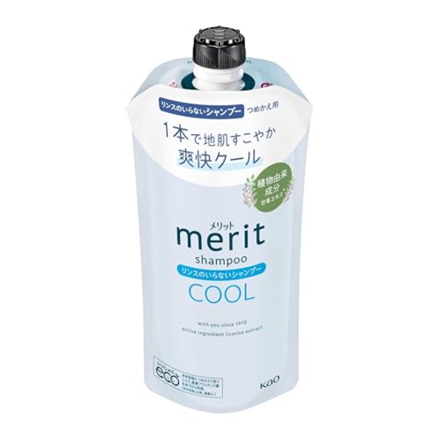Merit メリット リンスのいらないシャンプー クール つめかえ用 320ml