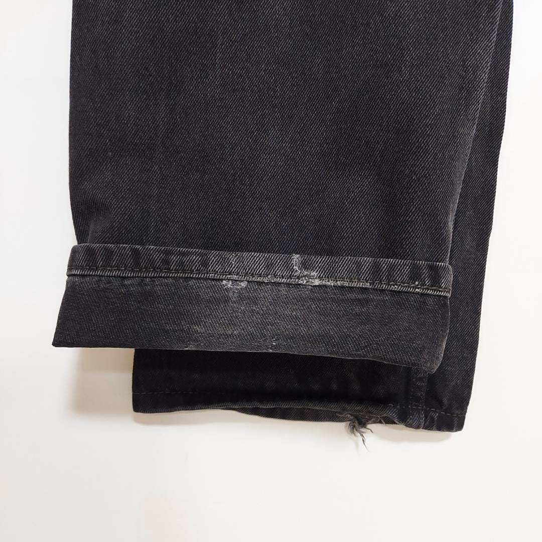 W38 Levi's リーバイス505 ブラックデニム バギーパンツ ルーズ W38 Levi's リーバイス505 ブラックデニム バギーパンツ ルーズ