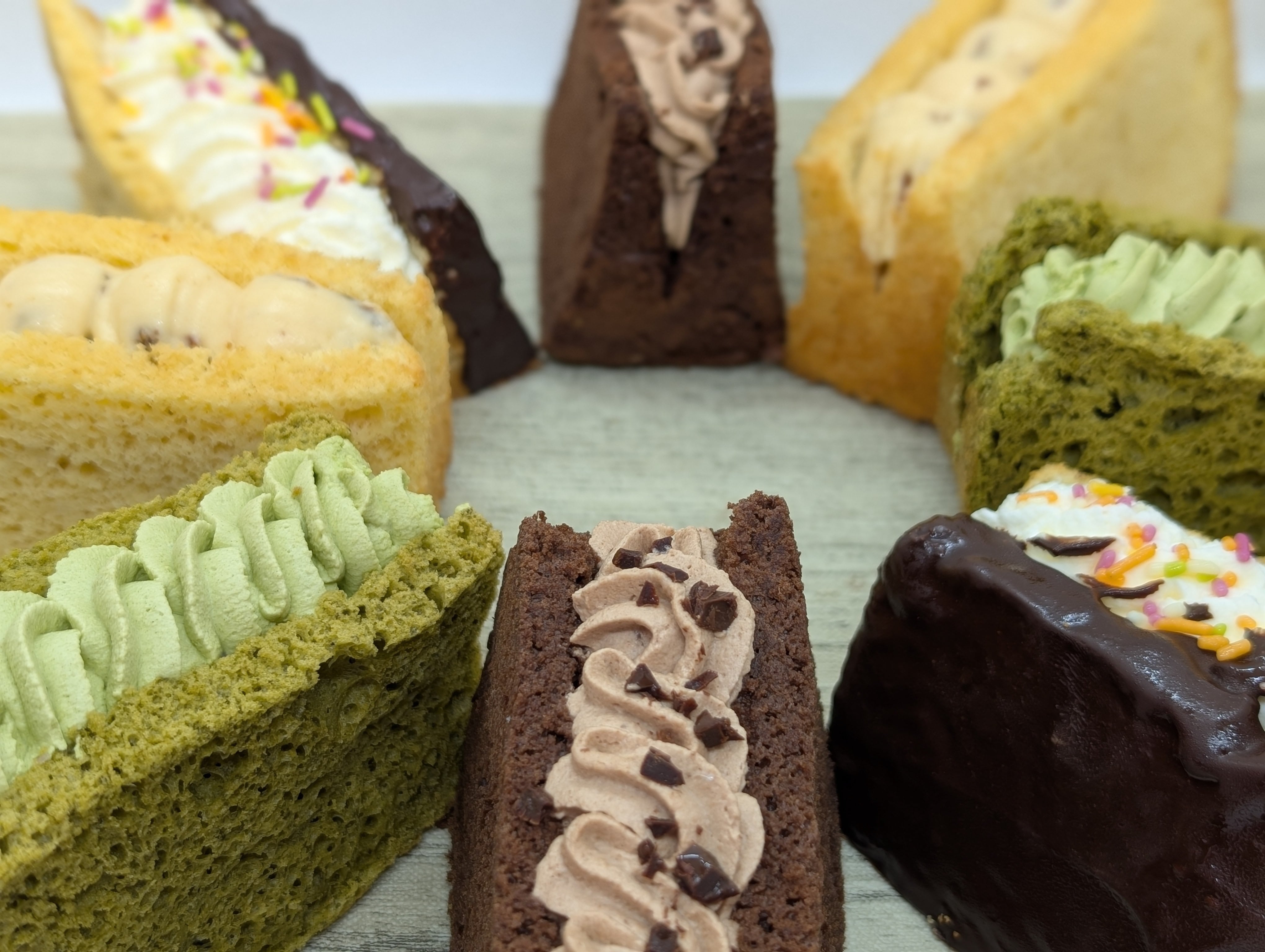 シフォンケーキサンド詰め合わせ【チョコ】【抹茶】【バナナ】【バター