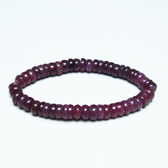 ルビー ブレスレット 8mm 一点物 おまかせ便 111-28764
