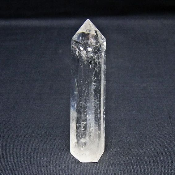 水晶 六角柱 ポイント 置物 一点物 142-11132