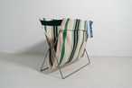 FOLDING BAG STORAGE FOR CAFE Green Stripes/PUEBCO/プエブコ/ラック/荷物おき
