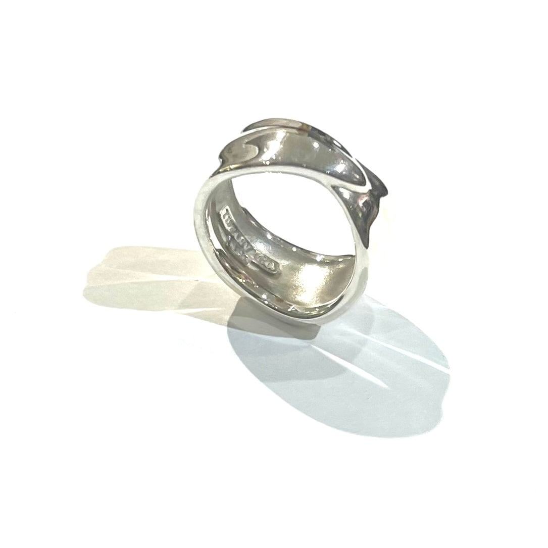 希少【TIFFANY&CO.】2187 オリーブ リーフ リング 9号自然美を宿す