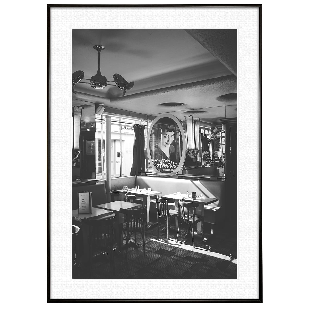 フランス写真 パリ モンマルトル 映画「アメリ」の店 Cafe des Deux