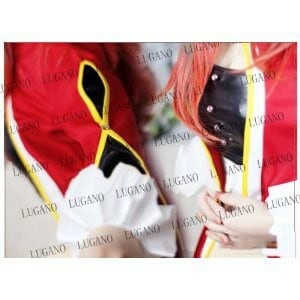K1600 まおゆう魔王勇者風 魔王 紅の学士 衣装＋ウイッグ コスプレ衣装