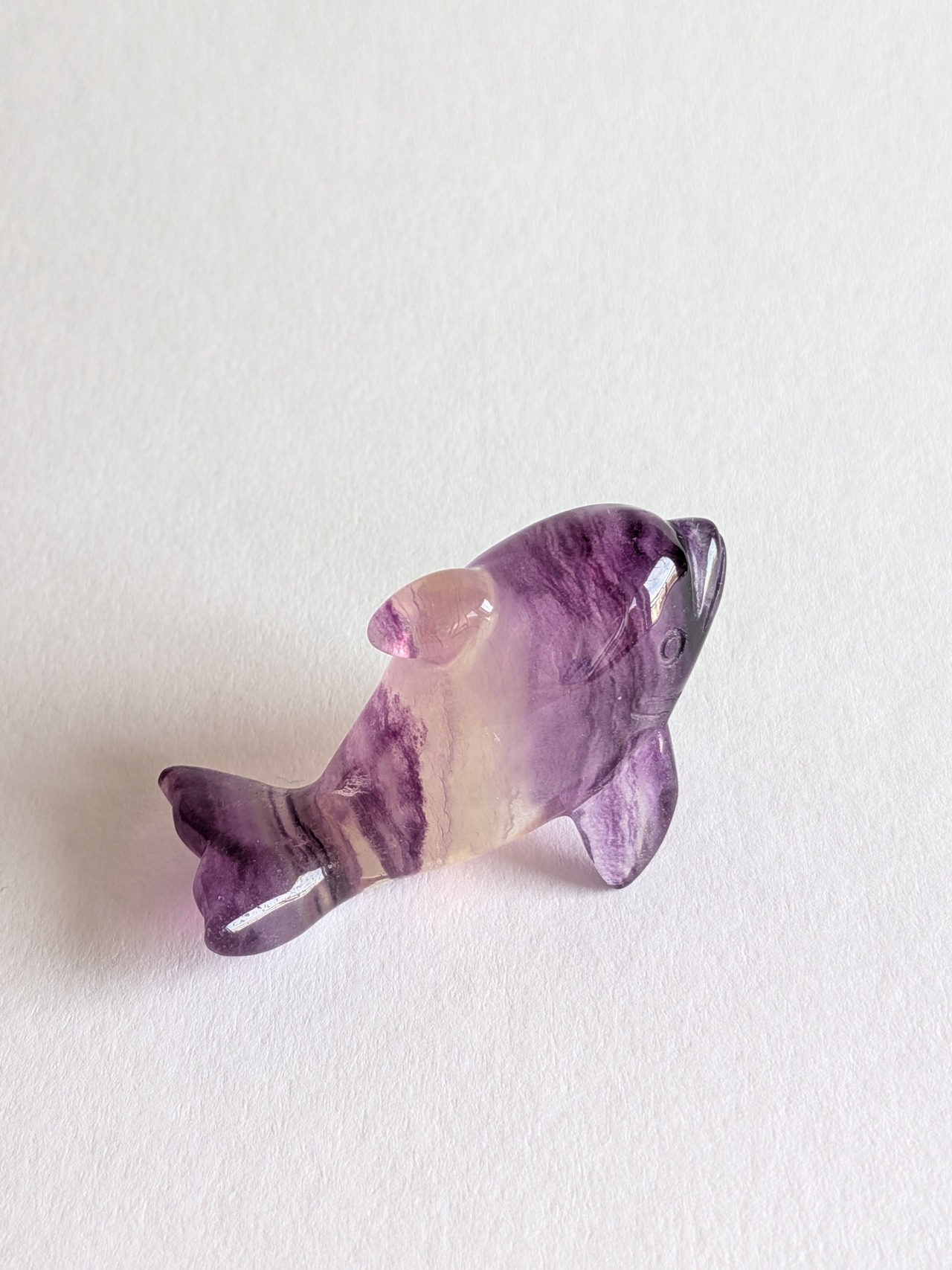 Fluorite フローライト ⭓ イルカ ⭔ CARVING