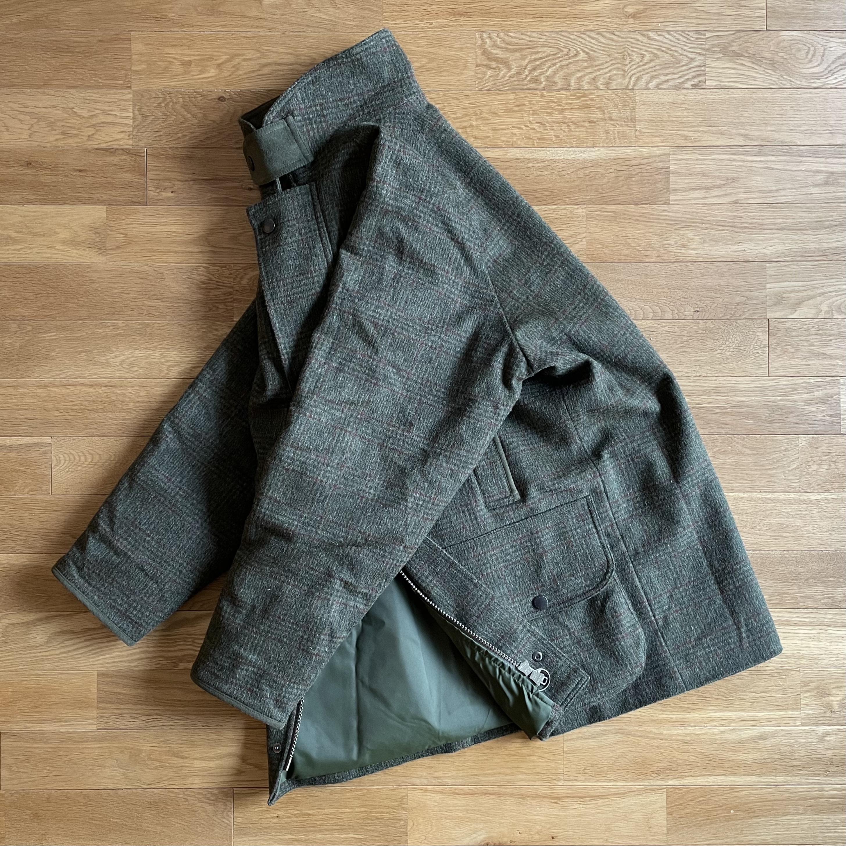BARBOUR ローデンチェックジャケット コート アルパカ混 ローデン 