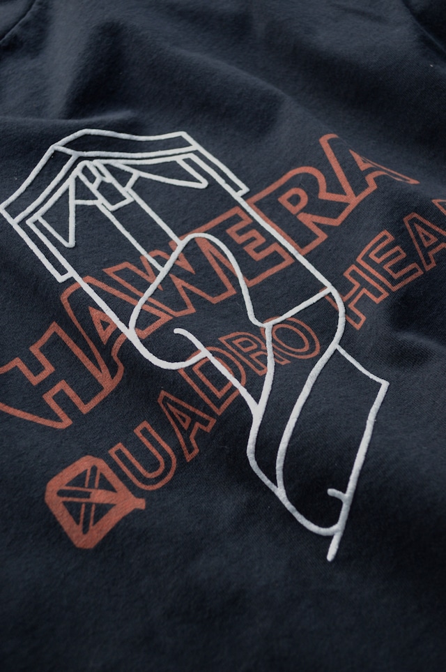 All Sport From USA PRO WEIGHT Made in USA Single Stitch Old Print Tee "HAWERA QUADRO HEAD" Advertising by Companies EURO German オールスポーツ 90s USA製 シングルステッチ アドバタイジングT EURO企業