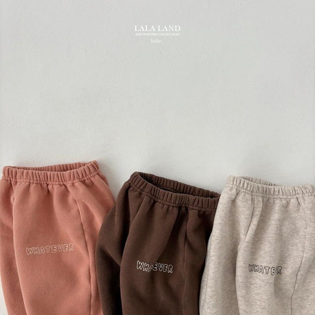 予約⌇LALALAND / (bebe) snow ribbed pants