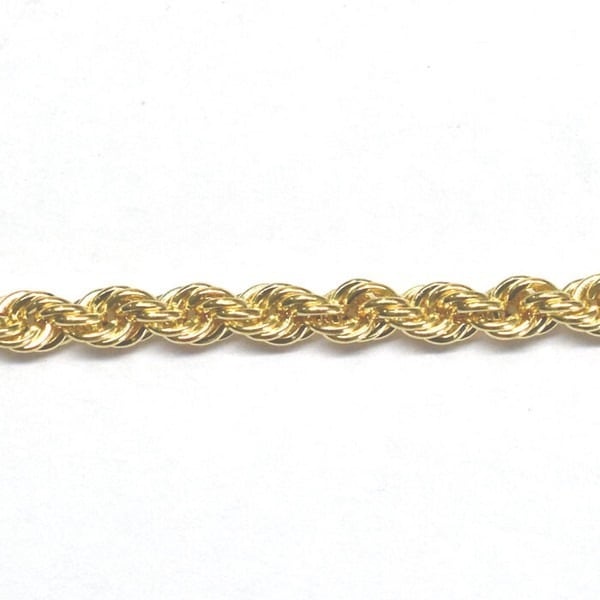 18金】K18中空ロープチェーン 45cm 幅2.2mm ゴールド | MEILstudio:Men